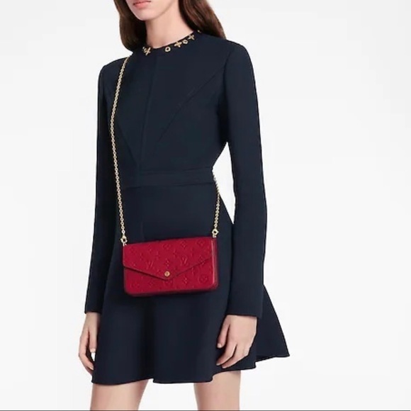 2X⭐️Host Pick ❤️ Authentic LV Felicie Pochette Monogram - Picture 5 of 17